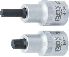 Bgs Technic Plėtimo antgaliai amortizatorių / pakabos užspaudimo korpusui | 12,5 mm (1/2") | 5 x 7 mm + 5,5 x 8,2 mm (6455)