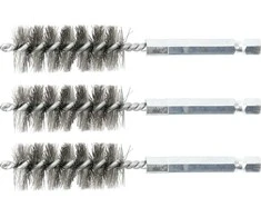 Bgs Technic Plieniniai šepečiai vamzdeliams | 18 mm | 6,3 mm (1/4") | 3 vnt. (3078-18-S)