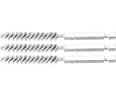 Bgs Technic Plieniniai šepečiai vamzdeliams | 8 mm | 6,3 mm (1/4") | 3 vnt. (3078-8-S)