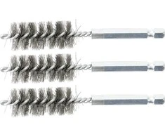 Bgs Technic Plieniniai šepečiai vamzdeliams | 17 mm | 6,3 mm (1/4") | 3 vnt. (3078-17-S)