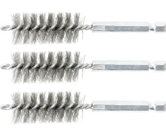 Bgs Technic Plieniniai šepečiai vamzdeliams | 19 mm | 6,3 mm (1/4") | 3 vnt. (3078-19-S)
