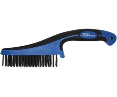 Bgs Technic Plieninis šepetys su plastikine rankena | 282 mm (9316)
