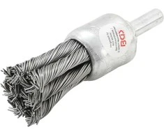 Bgs Technic Plieninis vielos šepetys | susuktas | 20 mm (8363)