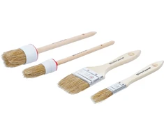 Bgs Technic Plokščių ir apvalių dažymo teptukų rinkinys BGS Diy | 4 dalių (76525)