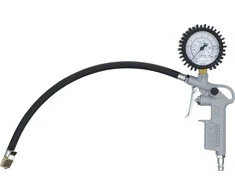 Bgs Technic Pripūtimo pistoletas su manometru | kalibruotas | 0 - 10 bar (55400)