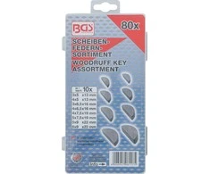 Bgs Technic Pusmėnulių (Woodruff key) asortimentas | 80 vnt. (8117)