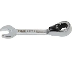 Bgs Technic Raktas su terkšle | trumpas | su reversu | 10 mm (30710)