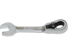 Bgs Technic Raktas su terkšle | trumpas | su reversu | 13 mm (30713)