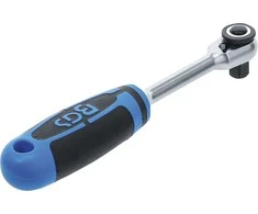 Bgs Technic Rankena galvutėms terkšlinė | smulkūs dantukai / siaura galvutė | 6.3 mm (1/4") (610)
