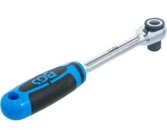 Bgs Technic Rankena galvutėms terkšlinė | smulkūs dantukai / siaura galvutė | 12.5 mm (1/2") (612)