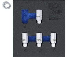Bgs Technic Ratų varžtų slapukų rinkinys Tesla | 5 vnt. (74388)