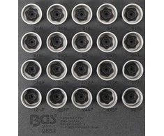 Bgs Technic Ratų varžtų slapukų rinkinys Volvo | 20 vnt. (9653)