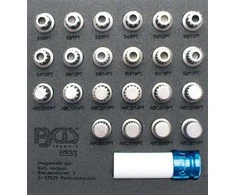 Bgs Technic Ratų varžtų užraktų rinkinys VAG | 23 vnt. (8933)