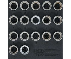 Bgs Technic Ratų varžtų užraktų rinkinys | Land Rover | 17 vnt. (74556)