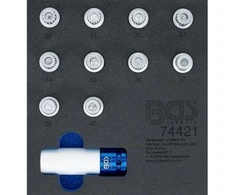 Bgs Technic Ratų varžtų užraktų rinkinys BMW | 11 vnt. (74421B)