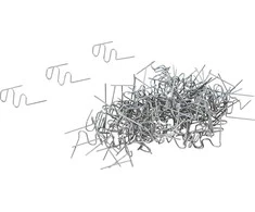 Bgs Technic Remonto segtukų rinkinys | Bangos forma | 0,6 mm | 100 vnt. (73352B)