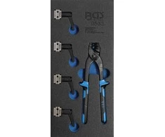 Bgs Technic Replės vamzdelių lankstymui su gnybtais / antgaliais | 4,75 + 6 mm (9533)