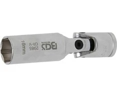 Bgs Technic Šarnyrinė galvutė žvakėms šešiakampė | 10 mm (3/8") | 16 mm (2985)