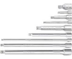 Grąžtas Bgs Technic Šarnyrinių ilgintuvų rinkinys | 6.3 mm (1/4") / 10 mm (3/8") / 12,5 mm (1/2") | 9 vnt. (2253)