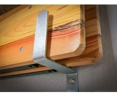 Bgs Technic Sieninių kablių rinkinys | markizės stalui ir suolams | 4 vnt + varžtai (88315)