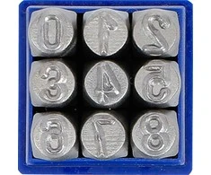 Bgs Technic Skaičių išmušėjų rinkinys | 8 mm (3038)