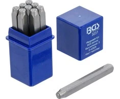 Bgs Technic Skaičių išmušėjų rinkinys | 2 mm (3031)
