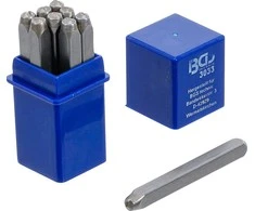 Bgs Technic Skaičių išmušėjų rinkinys | 3 mm (3033)