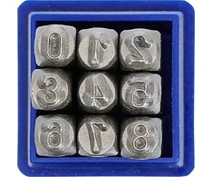 Bgs Technic Skaičių išmušėjų rinkinys | 4 mm (3034)