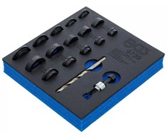 Bgs Technic Skylių rinkinys parkavimo davikliams – Ø17–32 mm, su HSS 10,2 mm grąžtu (9739)