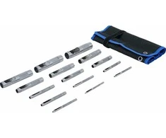 Bgs Technic Skylių išmušėjų rinkinys | 2 - 22 mm | 15 vnt. (74570)