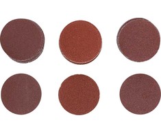 Bgs Technic Šlifavimo padai / šlifavimo rinkinys | Ø 50 mm | K 60 - 80 - 120 | 30 vnt. (70194)