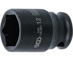 Bgs Technic Smūginė galvutė šešiakampė | 6,3 mm (1/4") | 12 mm (7292)