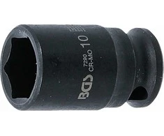 Bgs Technic Smūginė galvutė šešiakampė | 6,3 mm (1/4") | 10 mm (7290)