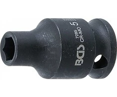 Bgs Technic Smūginė galvutė šešiakampė | 6,3 mm (1/4") | 5 mm (7285)