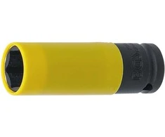 Bgs Technic Smūginė galvutė su apsauga | itin siaura | 12,5 mm (1/2") | 19 mm (7503)