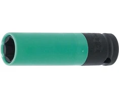 Bgs Technic Smūginė galvutė su apsauga | itin siaura | 12,5 mm (1/2") | 15 mm (7501)