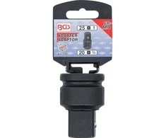 Grąžtas Bgs Technic Smūginis adapteris | vidinis kvadratas 20 mm (3/4") - išorinis kvadratas 25 mm (1") (195)