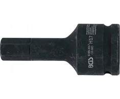 Bgs Technic Smūginis antgalis | ilgis 100 mm | 20 mm (3/4") | Hex šešiakampis 17 mm (6185-H17)