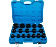 Bgs Technic Smūginių galvučių rinkinys | 20 mm (3/4") | 19 - 55 mm | 17 vnt. (5242)