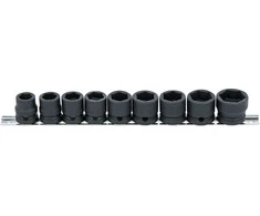 Bgs Technic Smūginių galvučių rinkinys | patrumpintos | 12,5 mm (1/2") | 13–24 mm | 9 vnt. (9551)