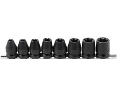 Bgs Technic Smūginių E-type galvučių rinkinys | 12.5 mm (1/2") | E10–E24 | 8 vnt. (9779)