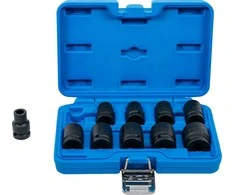 Bgs Technic Smūginių galvučių rinkinys, šešiakampės | 12,5 mm (1/2") | 10 - 24 mm | 10 vnt. (5205)