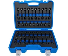 Bgs Technic Smūginių galvučių su antgaliais rinkinys | 1/2" | HEX, Torx, XZN | 56 dalių (7298)