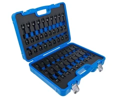 Bgs Technic Smūginių galvučių su antgaliais rinkinys | 1/2" | HEX, Torx, XZN | 56 dalių (7298)