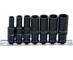 Bgs Technic Smūginių ilgų galvučių komplektas | šešiakampės | 6,3 mm (1/4") | 6 - 13 mm | 7 vnt. (5299)