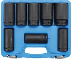 Bgs Technic Smūginių ilgų galvučių rinkinys | 20 mm (3/4") | 22 - 38 mm | 8 vnt. (5241)