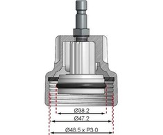 Bgs Technic Spaudimo adapteris | VW (8027-18)