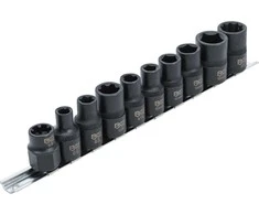 Bgs Technic Specialios automobilinės galvutės | 3- / 5- / 6- / 10 kampų | 10 vnt. (2560)