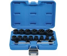 Bgs Technic Specialus galvučių rinkinys – sraigtiniai ištraukikliai CR-MO – 1/2" | 8–27 mm | 16 vnt. (5269)