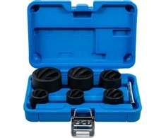 Bgs Technic Specialus galvučių rinkinys / sraigtiniai ištraukikliai – CR-MO spiralinis – 1/2" + 3/4" | 22–41 mm | 6 vnt. (5268)